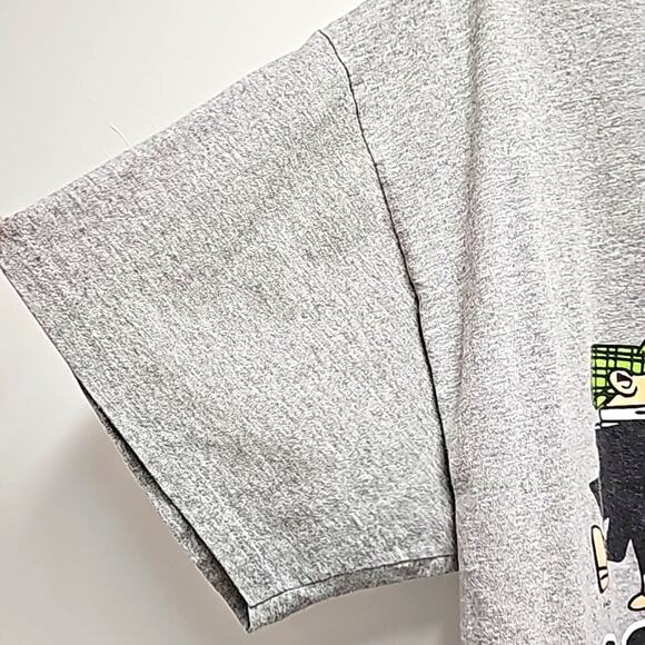 Delta Pro Weight "It's Happy Hour Begin Drinking" T-Shirt Gray Men's Size XL - Picture 4 of 8